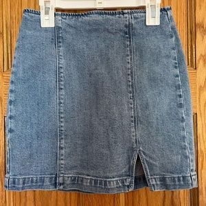 pacsun denim jean skirt